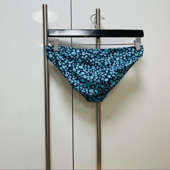 NWOT MELIKA bikini bottom light blue and navy Size XSmall - Picture 4 of 6